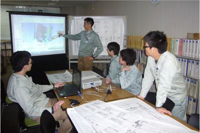 技術部 打ち合わせ風景